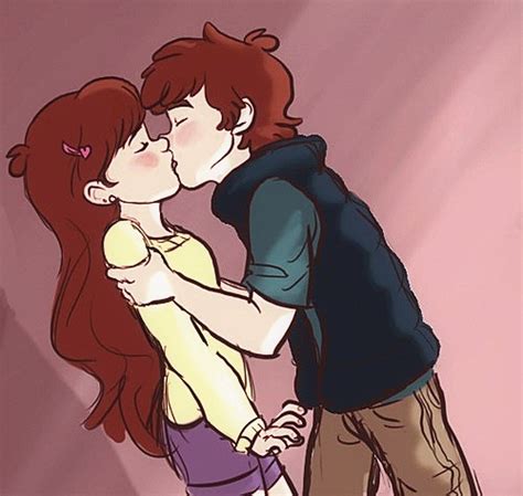 Dipper and Mabel kiss - Gravity Falls Photo (36102169) - Fanpop