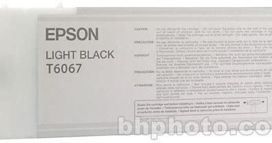 Epson Ultrachrome K Light Black Ink Cartridge Ml T