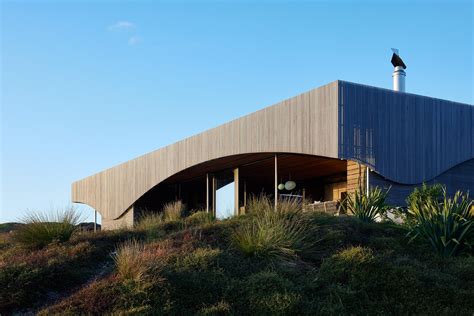 Photo Of In A New Zealand Beach Home Waves Back At Its Surrounding