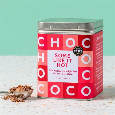 70 Madagascar Origin Hot Chocolate Flakes Tin Vf