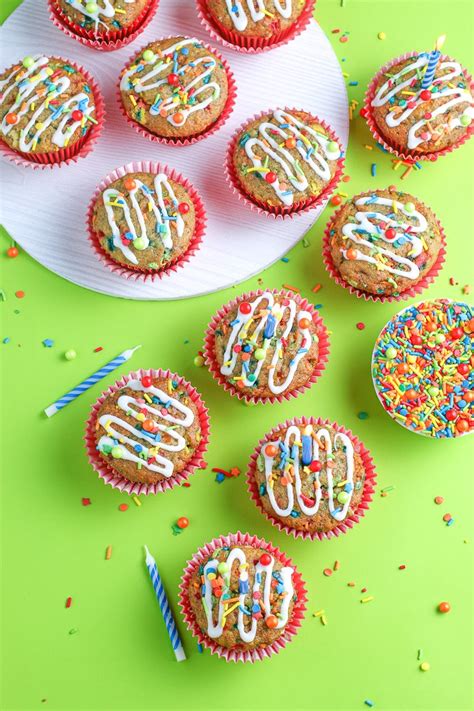 Birthday Cake Muffins Recipe Easy Sprinkle Breakfast Sweets And Treats Blog