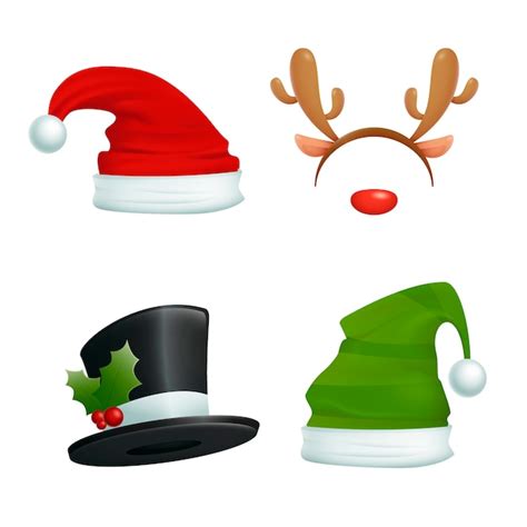 Christmas Hat Transparent Vectors And Illustrations For Free Download