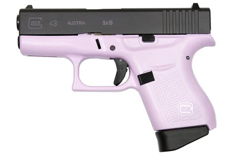 Glock 43 9mm Single Stack Pistol With Natalie Pink Frame Sportsmans