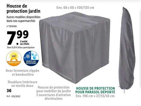 Promo Housse De Protection Protection Jardin Chez Lidl Icatalogue Fr