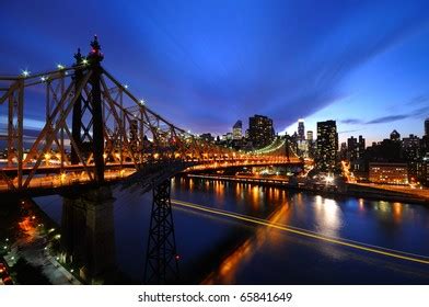 Queensboro Bridge Night Stock Photo 65841649 | Shutterstock