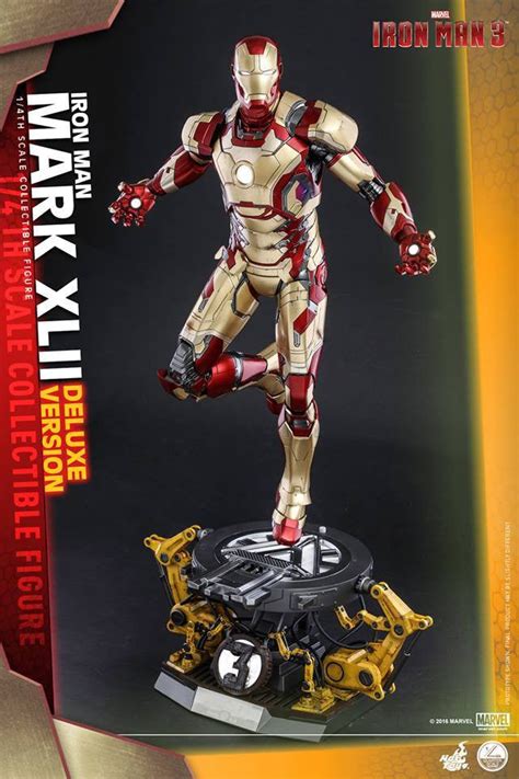 Hot Toys Qs008 Iron Man 3 1 4th Scale Mark Xlii Deluxe Version Marvelous Toys