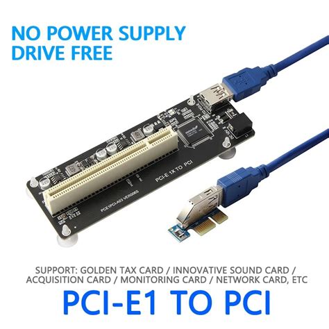 Pcie Pci E Pci Express X To Pci Riser Card Bus Card High Efficiency