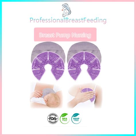 Hot Cold Breast Gel Bead Ice Packs Breast Cooling Heat Pads Relief For Breastfeeding Nursing