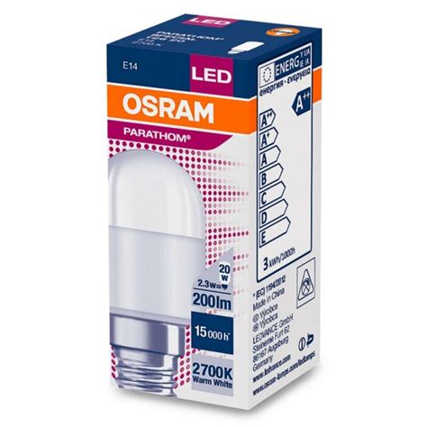 Osram Led Leuchtmittel Röhre T26 Parathom Special 2 3w 20w E14 Matt