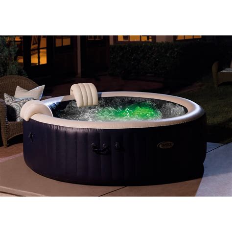 Questions And Answers Intex PureSpa Plus Person Portable Inflatable Hot Tub Jet Spa Navy