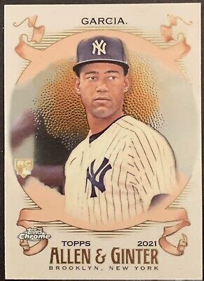 Topps Allen Ginter Chrome Deivi Garcia New York Yankees