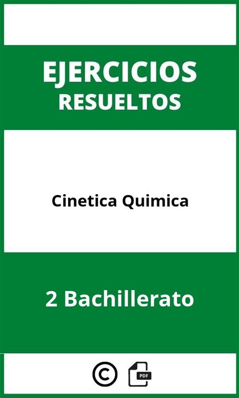 Ejercicios Cinetica Quimica Bachillerato Pdf Hot Sex Picture