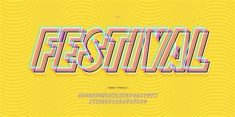 festival font  bold  style  vector art  vecteezy