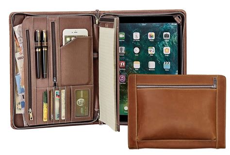 Handmade Vintage Genuine Leather Portfolioa4 Conference Folderipad