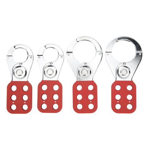 Lockout Tagout Safety Hasp Kit 6 Hole Tamper Proof Anti Rust Coating