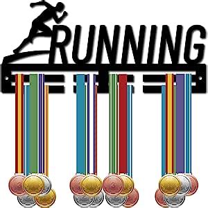 Amazon CREATCABIN Acrylic Medal Holder Running Athlete Medals