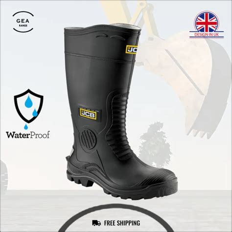 Bottes De S Curit Jcb Hydro Master Wellington Wellies Imperm Ables