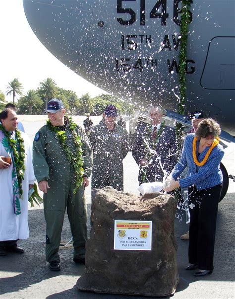 Ceremony Christens First C 17 In Pacific Air Forces Air Force