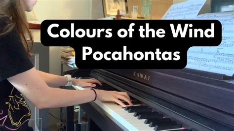 Colours Of The Wind Pocahontas Piano Progress YouTube