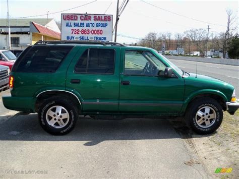 2000 Meadow Green Metallic Chevrolet Blazer Ls 4x4 48025611 Photo 9