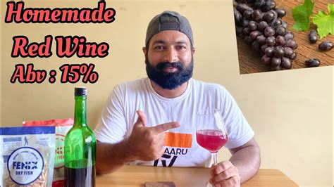 How To Make Red Wine At Home L Easy Red Wine At Home L Frisky Friday Homemaderedwine Youtube