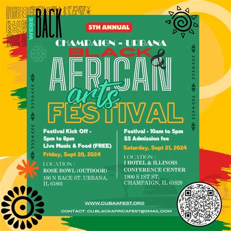 Champaign Urbana Black And African Arts Festival Main Event African