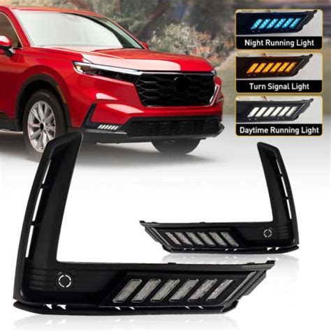 For Honda Cr V Crv Led Drl Daytime Running Light Fog Lamp