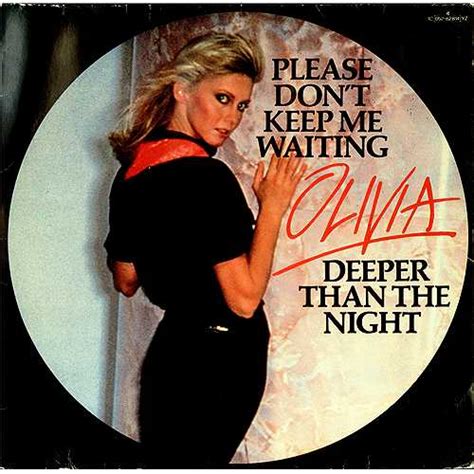 Olivia Newton John Please Dont Keep Me Waiting German 12 Vinyl Single