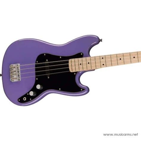 Squier Sonic Bronco Bass Guitar In Ultraviolet Neck Music Arms