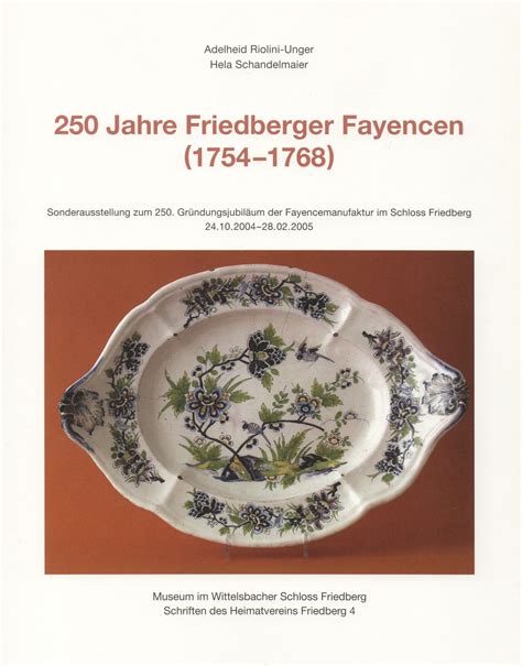 Jahre Friedberger Fayence Sonderausstellung Zum