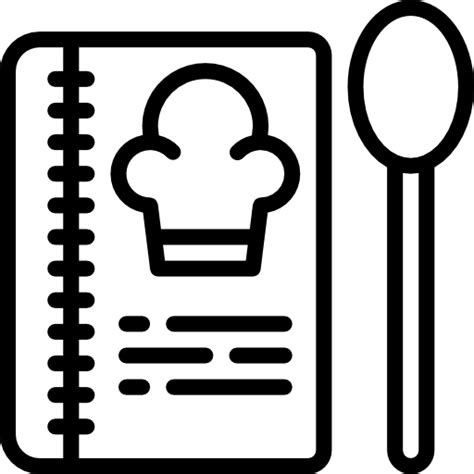 Libro De Recetas Iconos Gratis De Comida