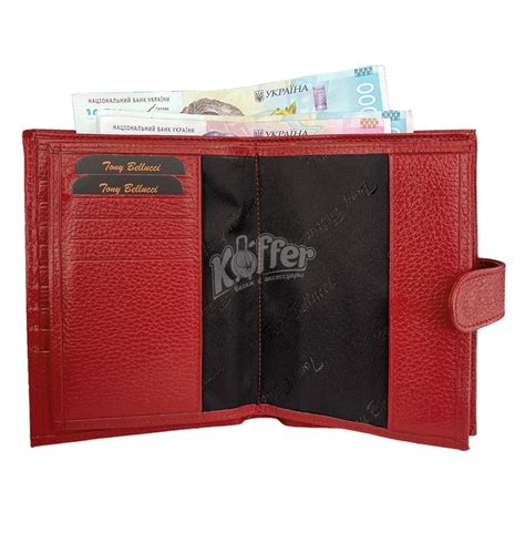Women's wallet by Tony Bellucci (Turkey) made of genuine leather ...