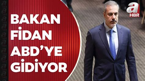 Gazze I In Bar Diplomasisi Bakan Fidan Washington A Gidiyor Youtube