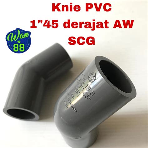 Jual Knie Elbow Pvc Derajat Aw Scg Shopee Indonesia