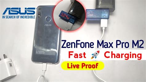 Asus Zenfone Max Pro M2 Fast Charging Test Live Charging Test Asus Zenfone Max Pro M2 Youtube