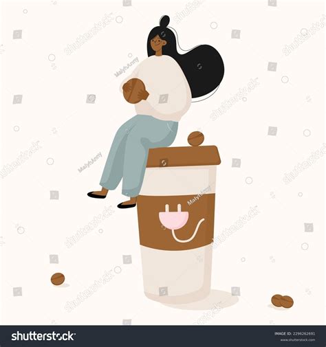 Girl Sitting Drink Cofee: Over 14 Royalty-Free Licensable Stock