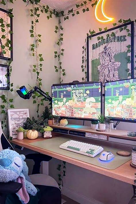 Cozy Gaming Setup Aesthetic Inspiration Design Your Dream Space