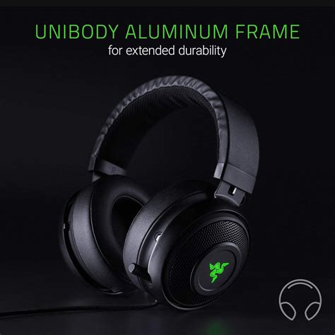 Razer Kraken Tournament Edition Gaming Headset THX 7.1 Surround Sound ...