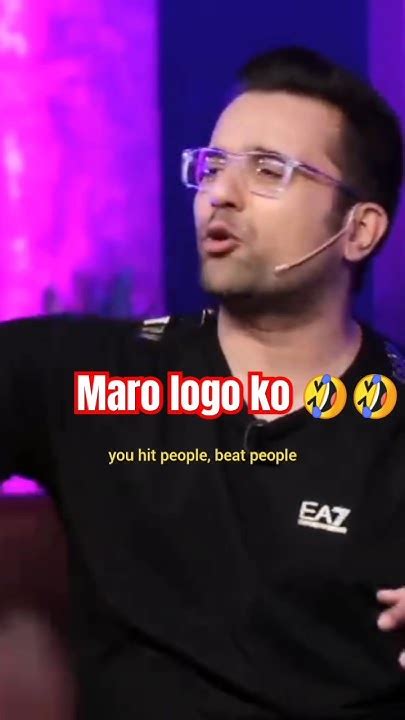 Maro Logo Ko 🤣🤣 Sandeep Maheshwari With Mr Indian Hacker👿👿