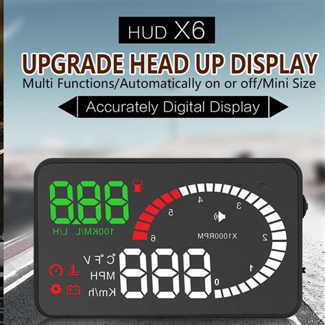 Hud OBD2 Head Up Display Obd Auto Snelheidsmeter X... – Grandado