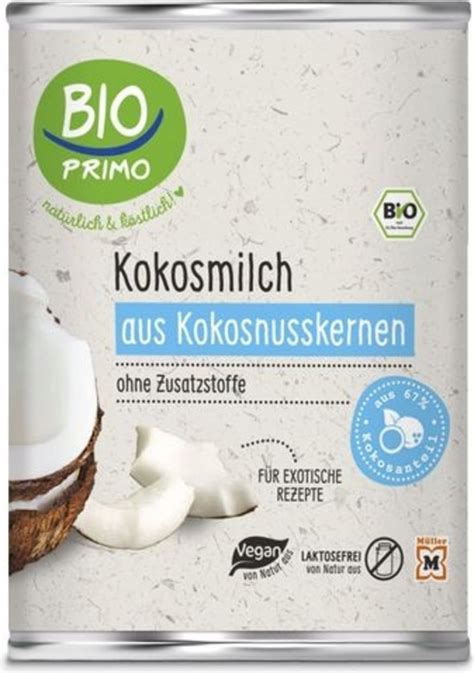 BIO PRIMO Bio Kokosmilch 400 ml Piccantino Onlineshop Österreich