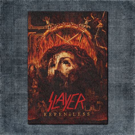 Slayer Back Patch Slayer Repentless Big Back Patch Metal Band T