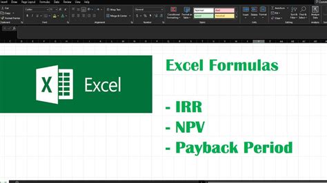 How To Calculate Payback Period On Excel Two Easy Methods YouTube