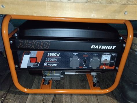 Генератор Patriot Бензиновый SRGE 3500. | отзывы
