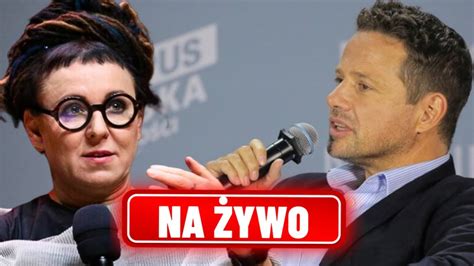 NA ŻYWO Campus Polska Przyszłości Olga Tokarczuk i Rafał