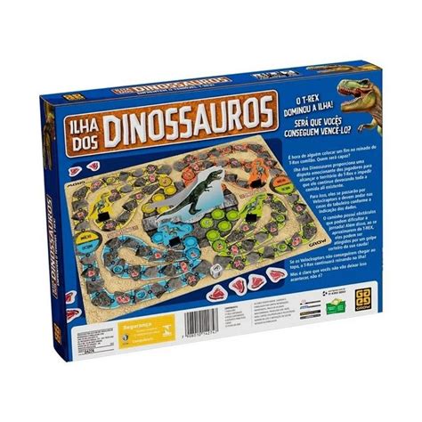 Jogo Ilha Dos Dinossauros Anos Grow Papelaria Criativa