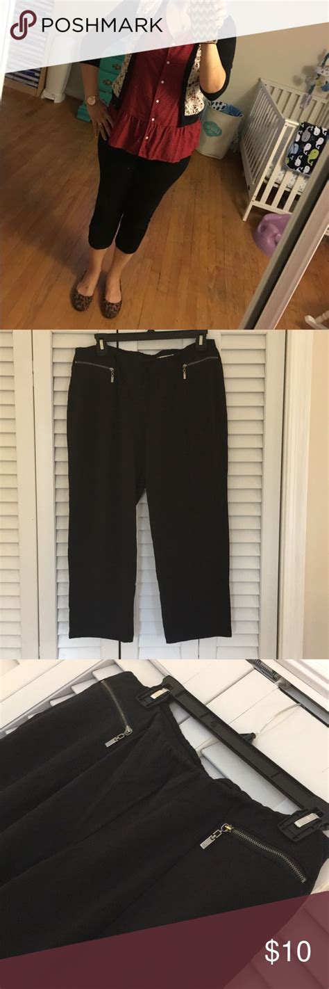 Cato Capri Black Pull On Pants Pull On Pants Capri Dress Pants Pants