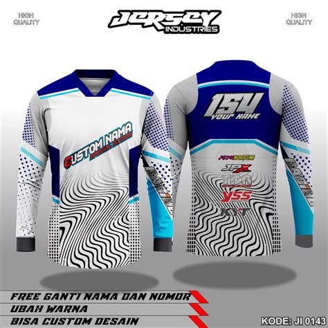 Jual Jual Jersey Racing Lengan Panjang Full Printing Bisa Ubah Nama