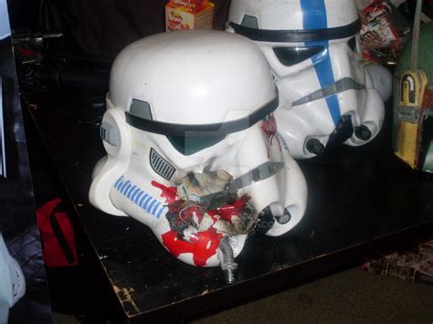 Zombie Stormtrooper helmet by V-kony on DeviantArt