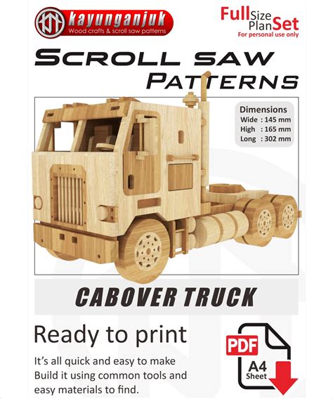 Toy Wooden Truck Plans - DADA
